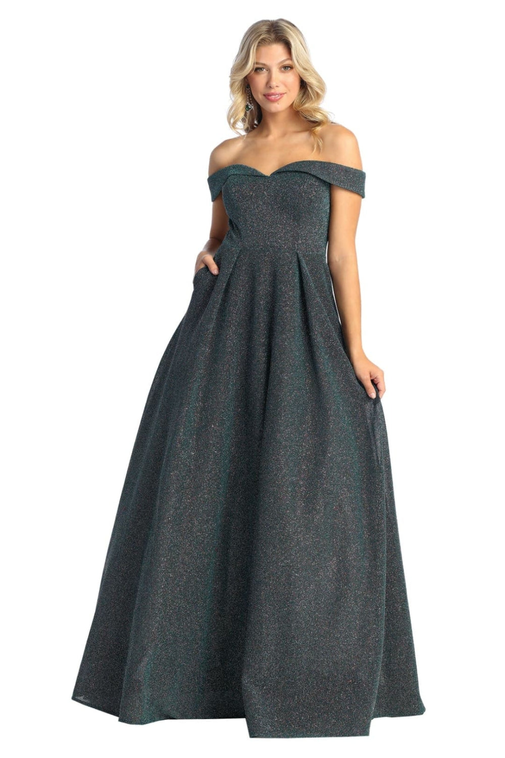 Vestido de Prom May Queen MQ1915 - HUNTER GREEN