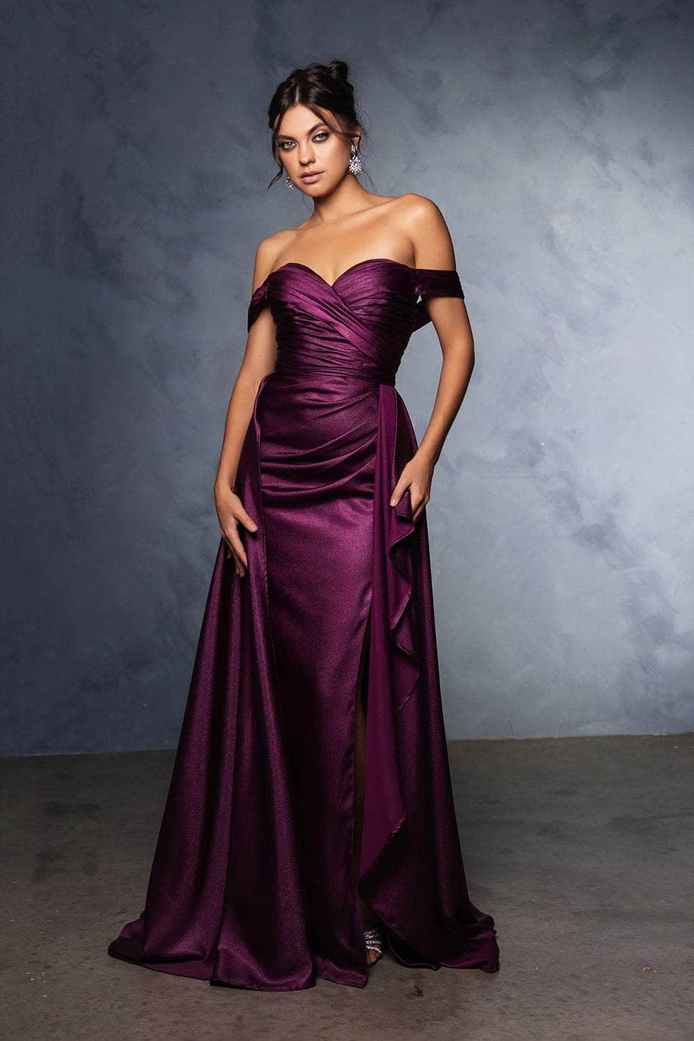 Vestido de Novia May Queen MQ2056B - EGGPLANT
