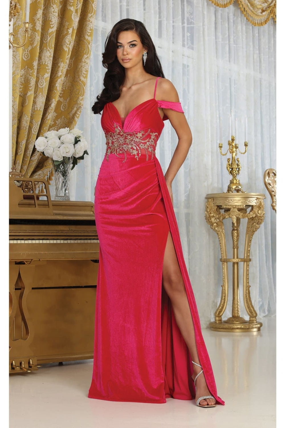 Vestido de Prom Royal Queen RQ8087 - FUCHSIA