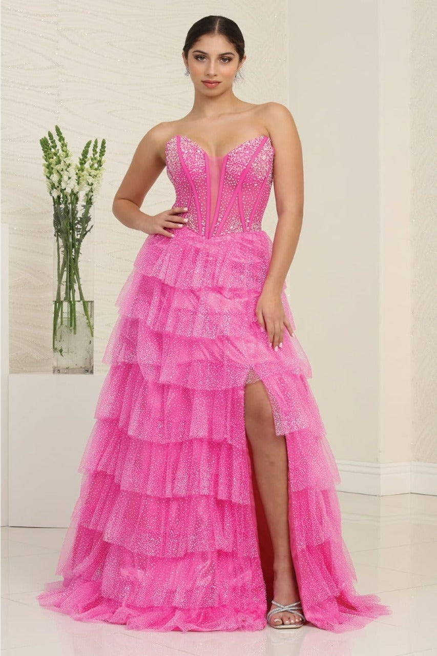 Vestido de Prom Royal Queen RQ8142 - FUCHSIA
