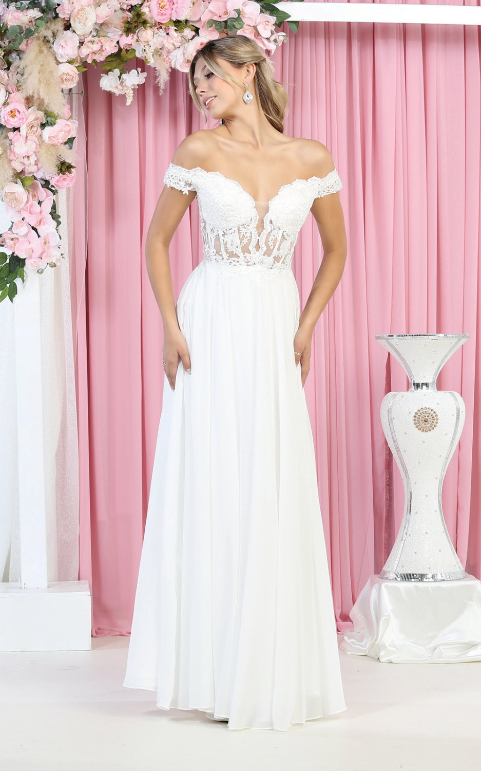 Vestido de Dama de Honor May Queen MQ1714