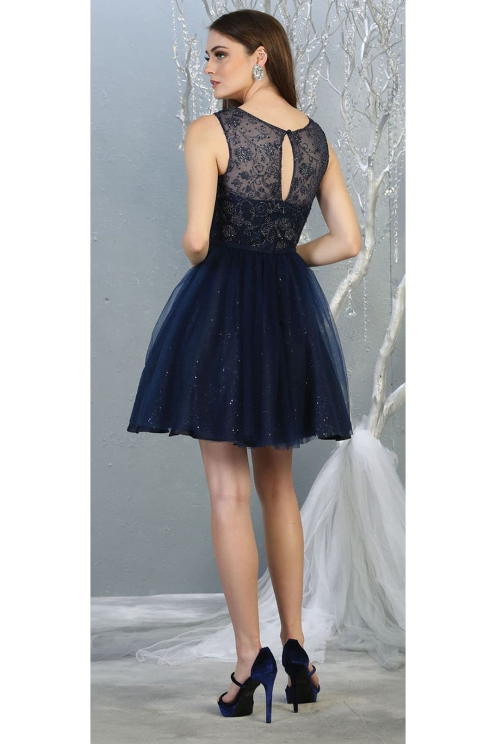 Vestido Corto de Cóctel May Queen MQ1803
