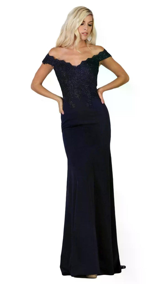 Vestido de Prom May Queen MQ1675 - NAVY