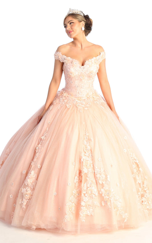 Vestido de XV Años Layla K LK160 - BLUSH/NUDE