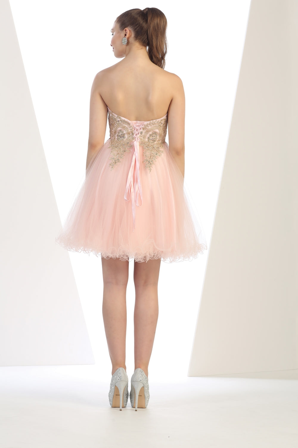 Vestido Corto de Cóctel May Queen MQ1414