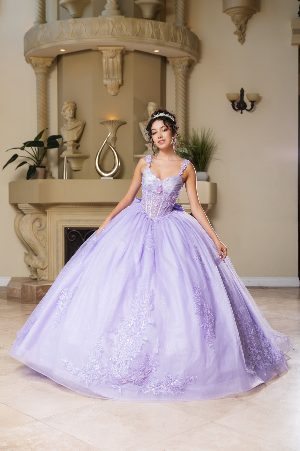 Vestido de XV Años Layla K LK269 - LILAC