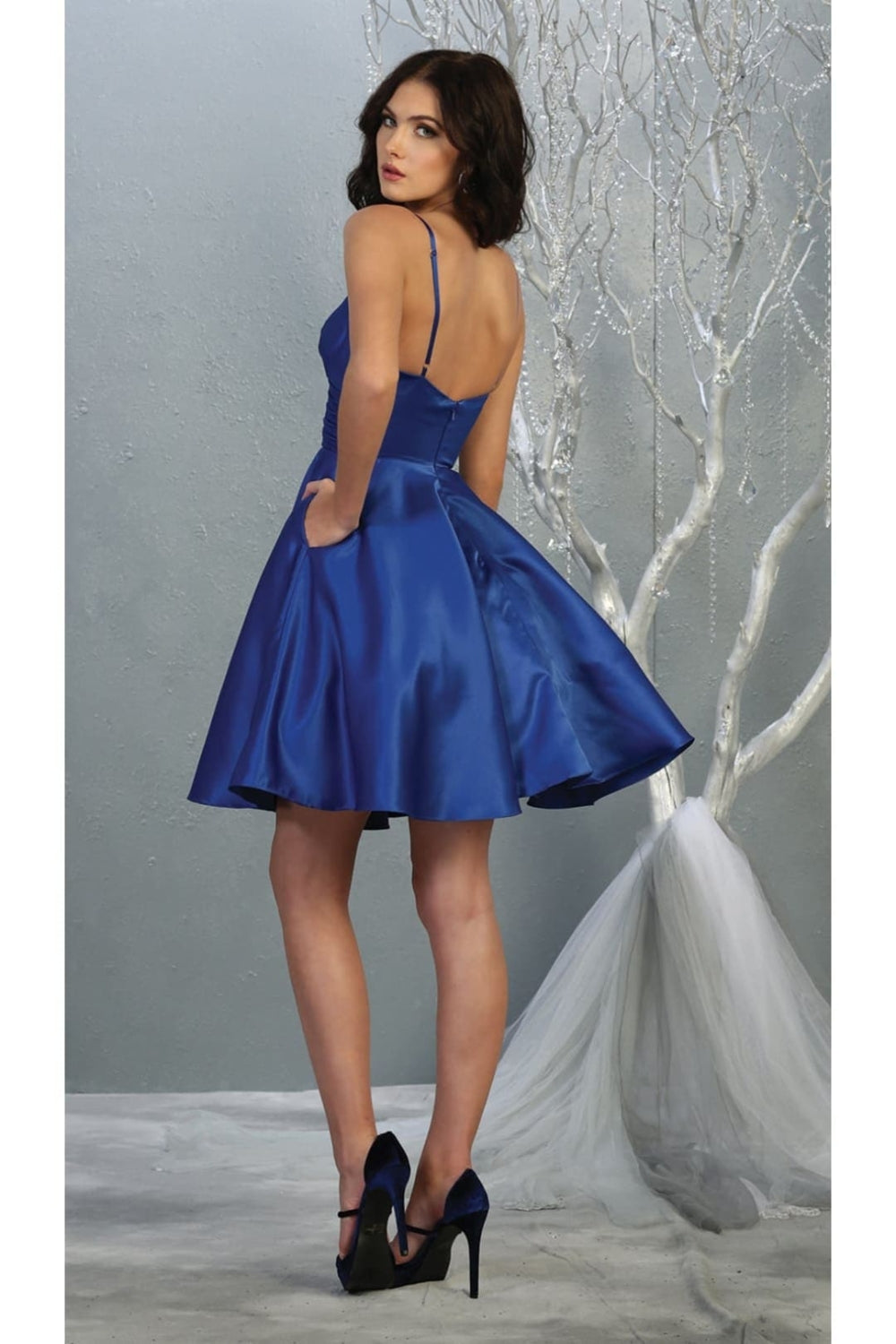 Vestido Corto de Cóctel May Queen MQ1654