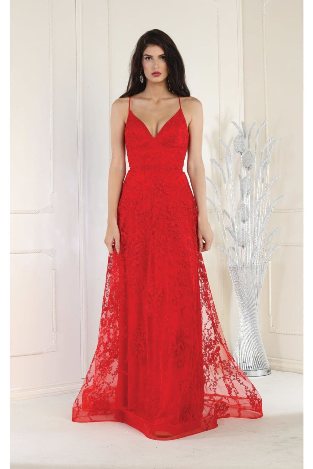 Vestido de Prom May Queen MQ1885 - RED
