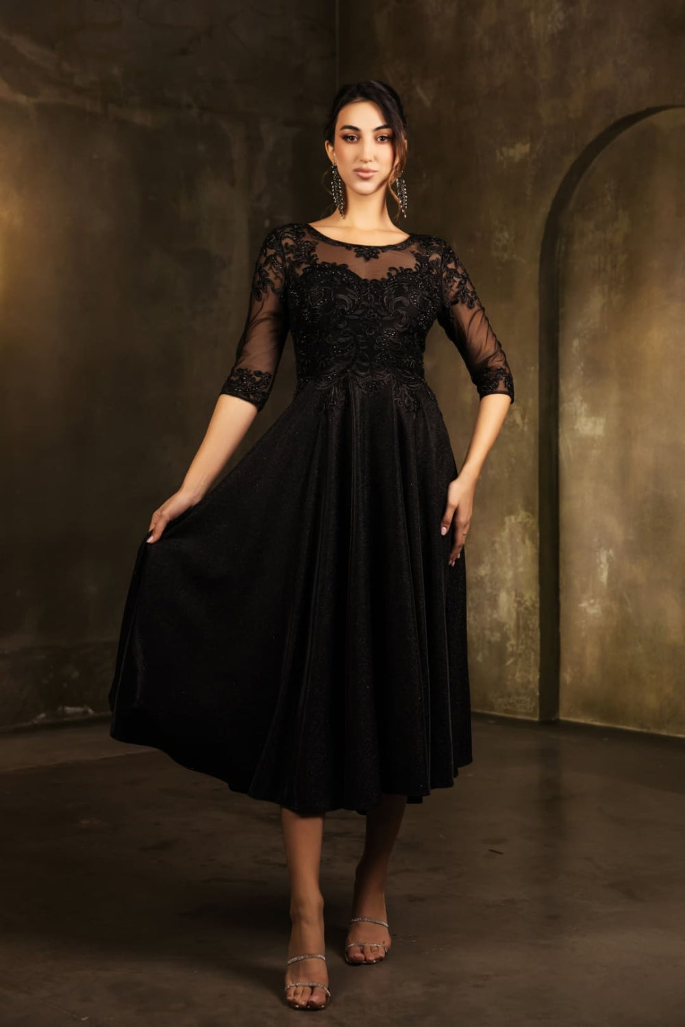 Vestido para Mamá de la Novia May Queen MQ2057 - BLACK