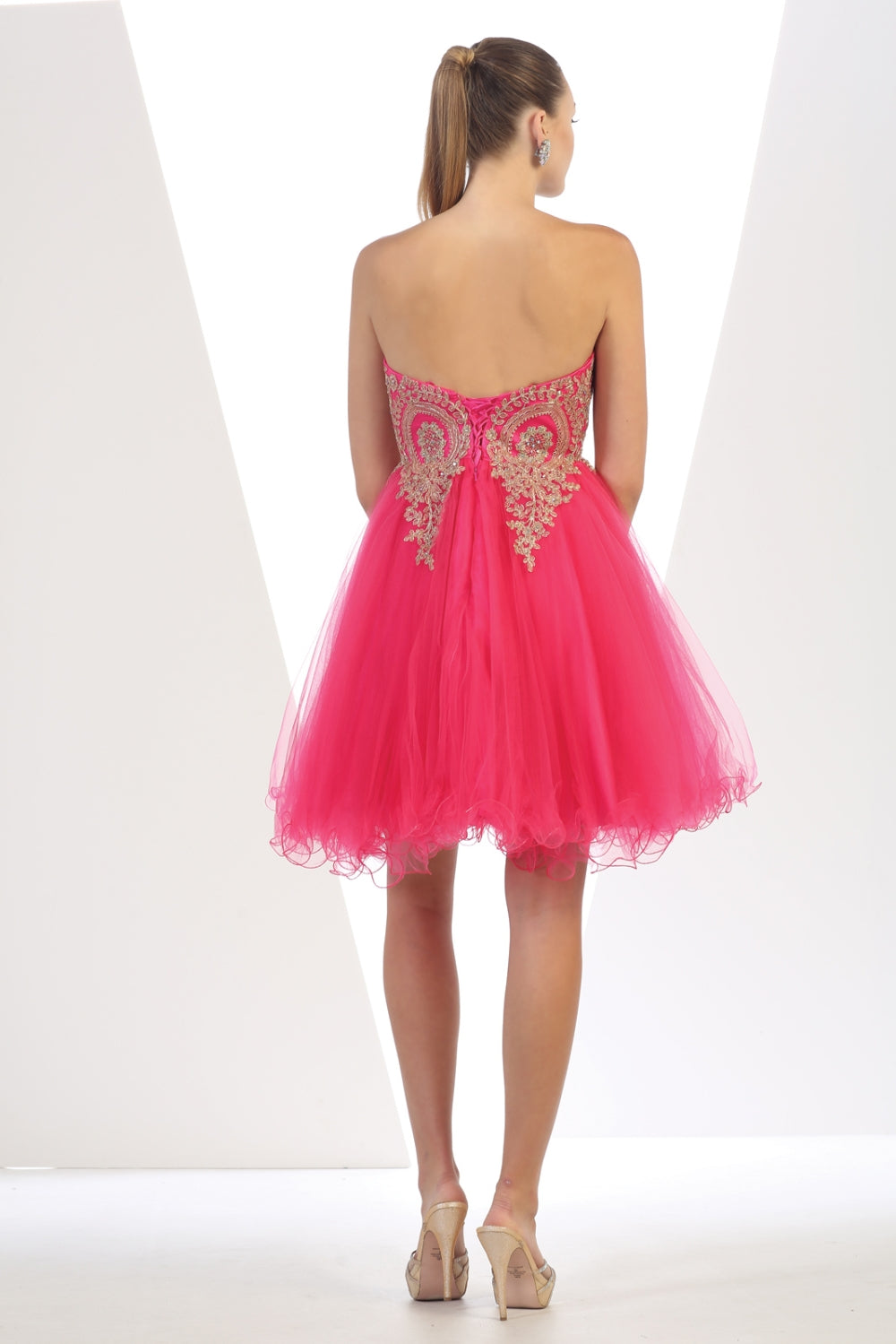 Vestido Corto de Cóctel May Queen MQ1414