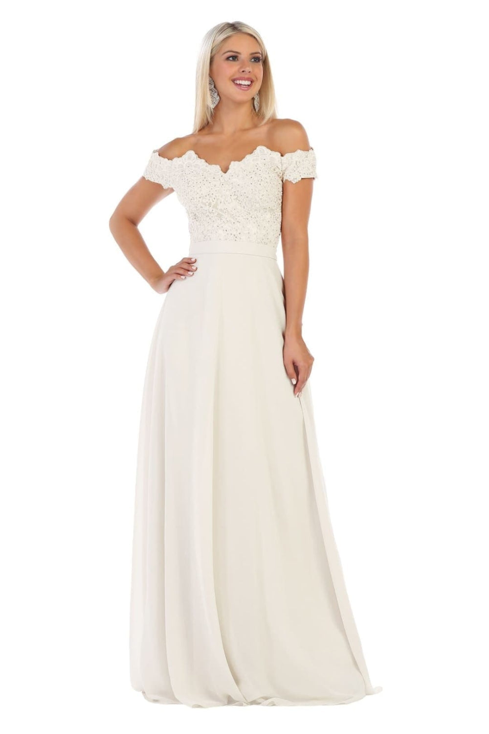 Vestido de Dama de Honor May Queen MQ1601 - IVORY
