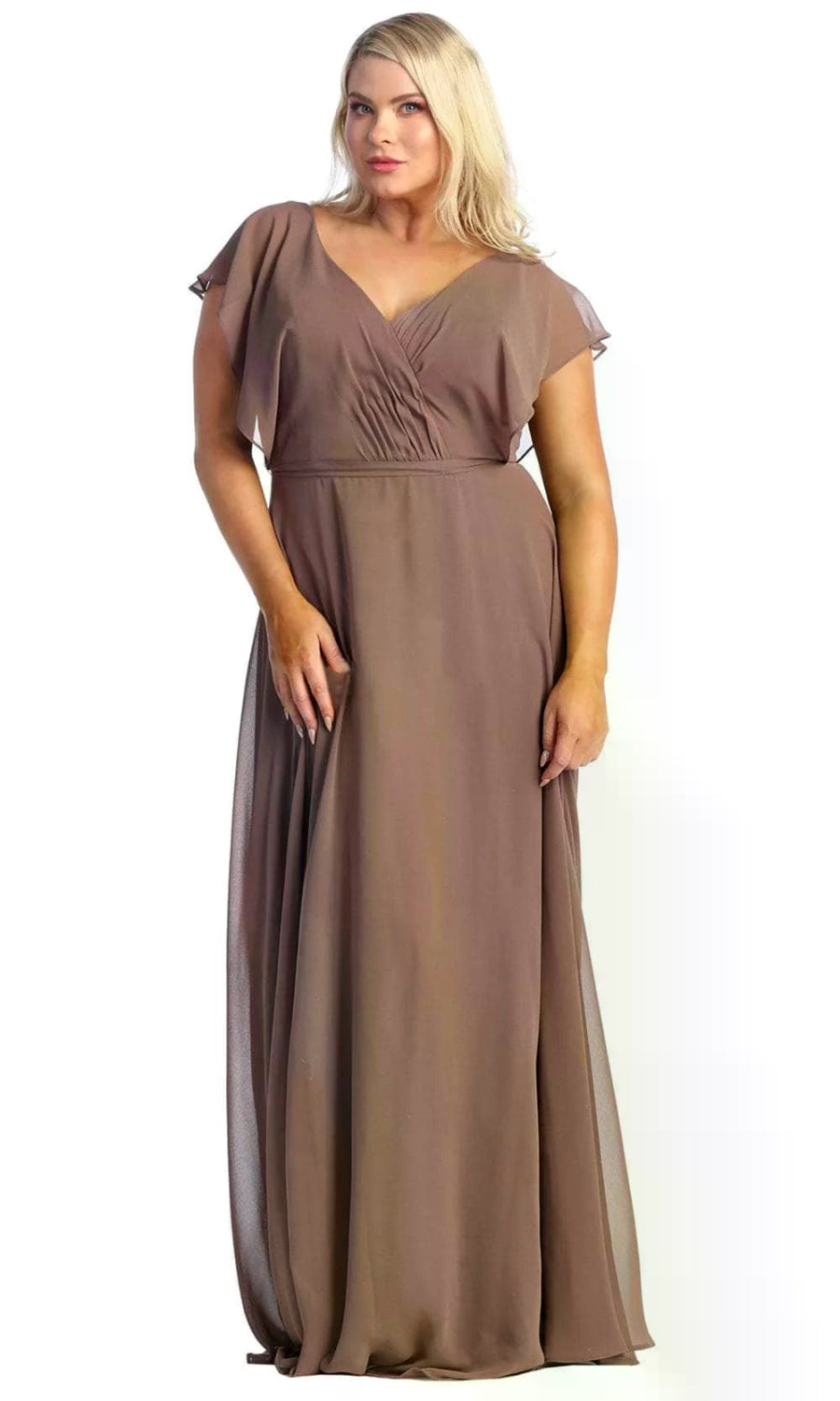 Vestido para Mamá de la Novia May Queen MQ1917 - MOCHA