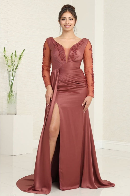 Vestido para Mamá de la Novia May Queen MQ2008 - BRICK