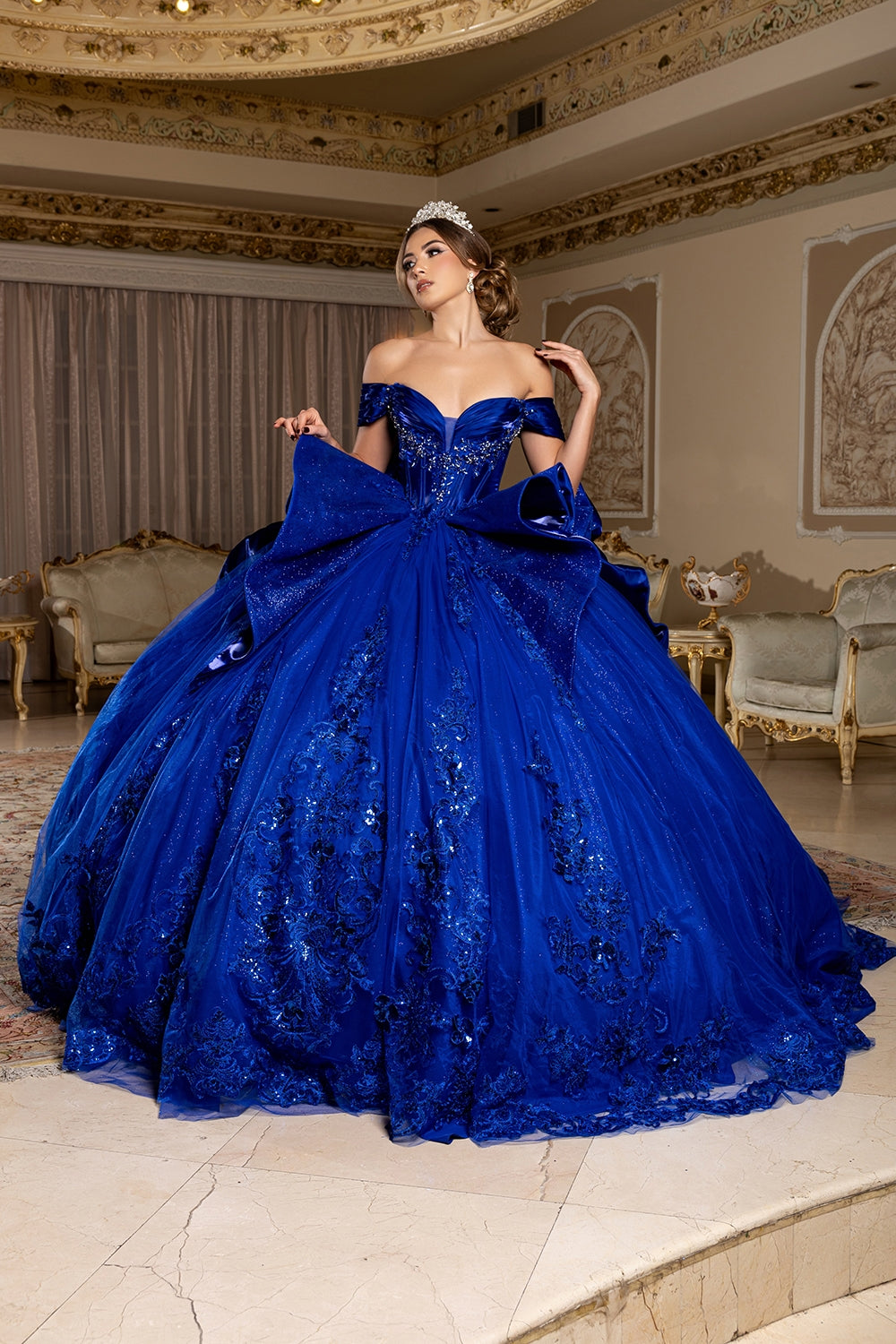 Vestido de XV Años Layla K LK297 - ROYAL BLUE