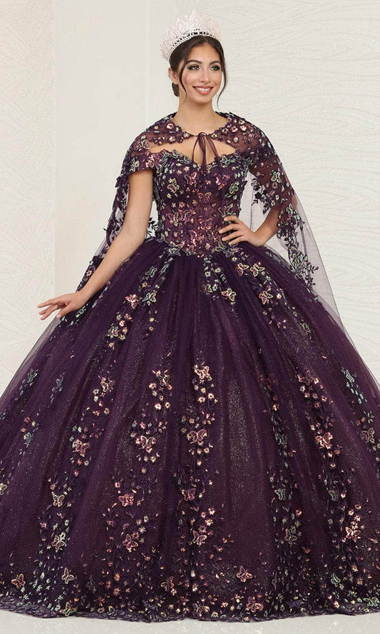 Vestido de XV Años Layla K LK252 - EGGPLANT