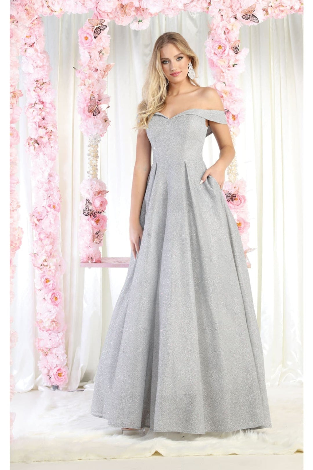 Vestido de Prom May Queen MQ1915 - SILVER