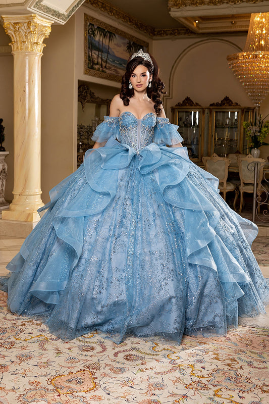 Vestido de XV Años Layla K LK296 - DUSTY BLUE