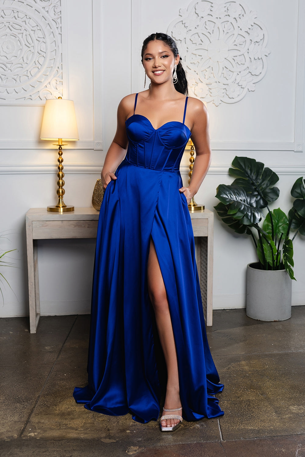Vestido de Prom May Queen MQ2188 - ROYAL BLUE