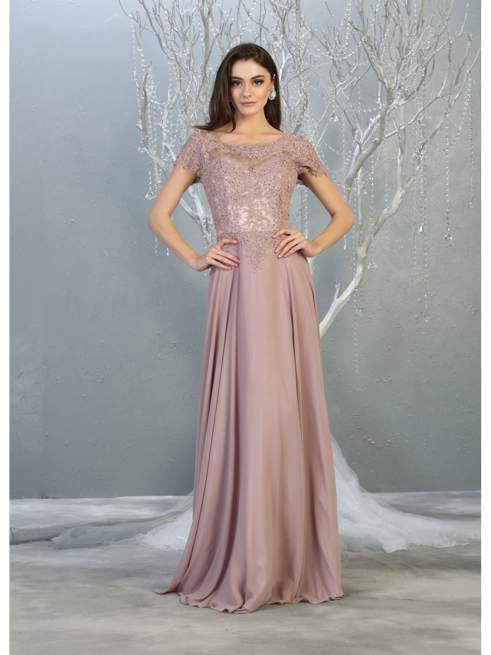 Vestido para Mamá de la Novia May Queen MQ1763 - MAUVE