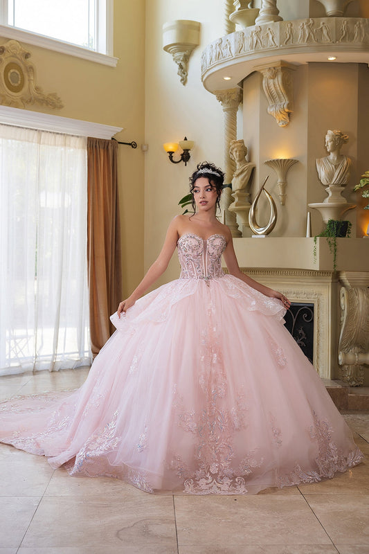 Vestido de XV Años Layla K LK268 - BLUSH