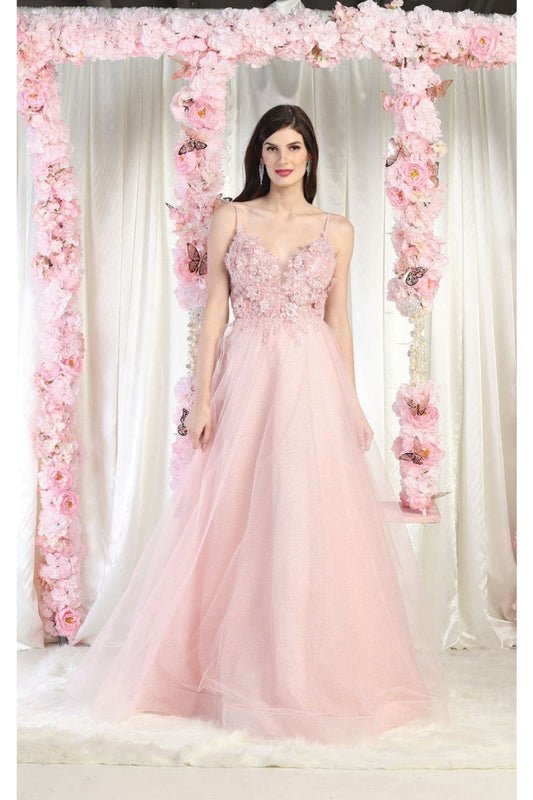Vestido de Prom Royal Queen RQ8024 - BLUSH