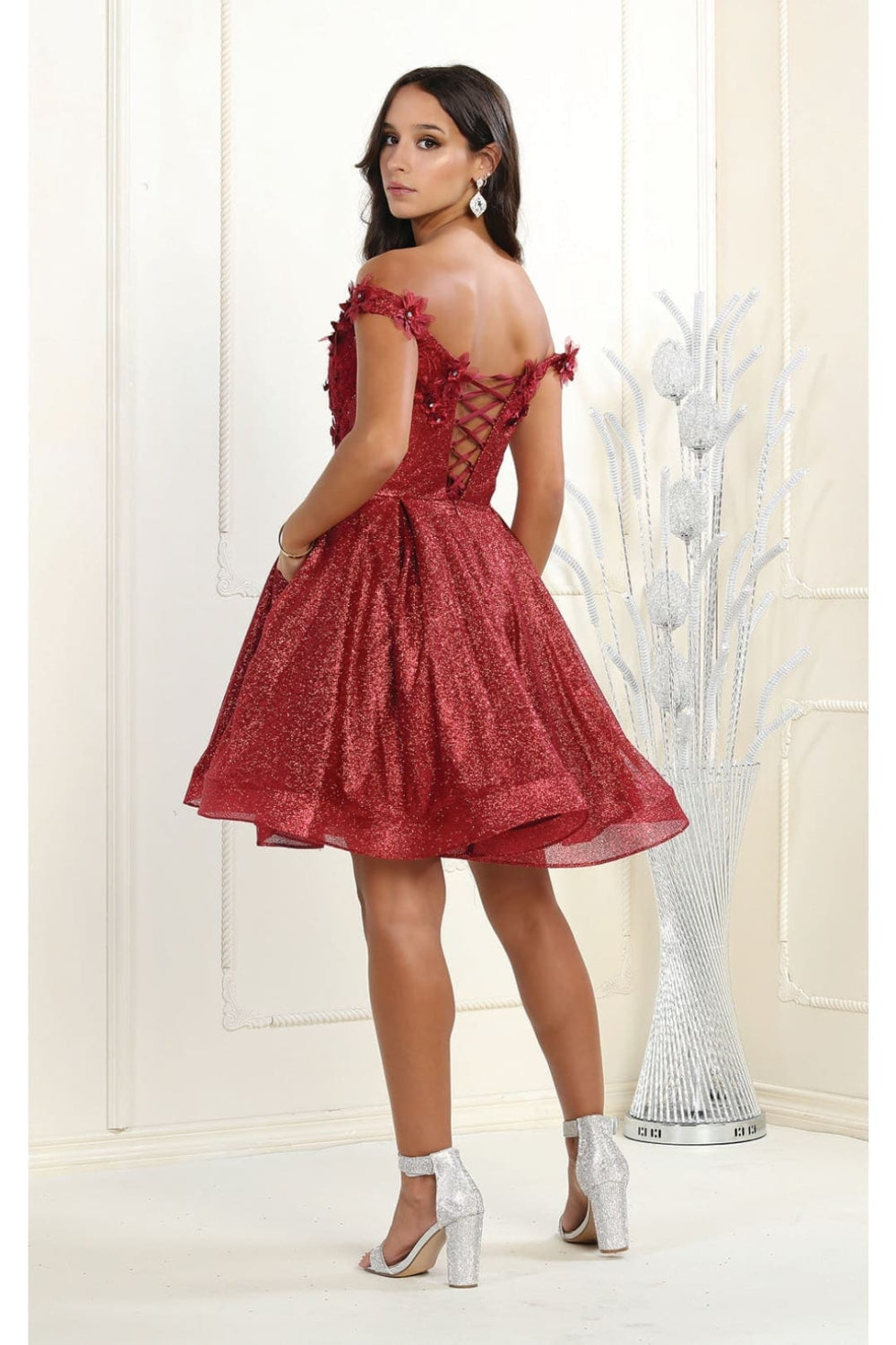 Vestido Corto de Cóctel May Queen MQ1854