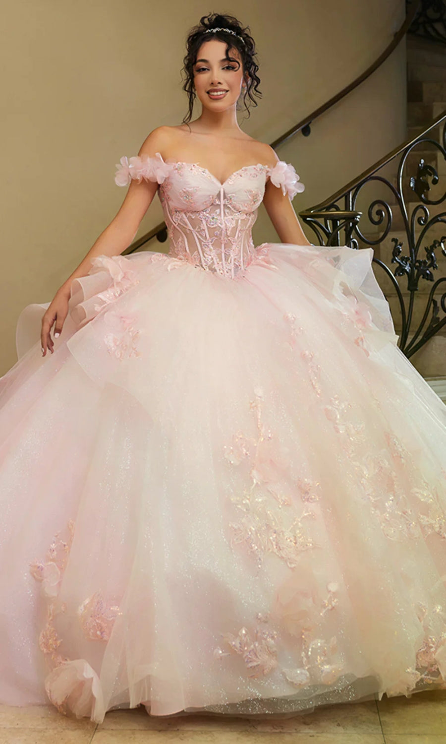 Vestido de XV Años Layla K LK270 - PINK