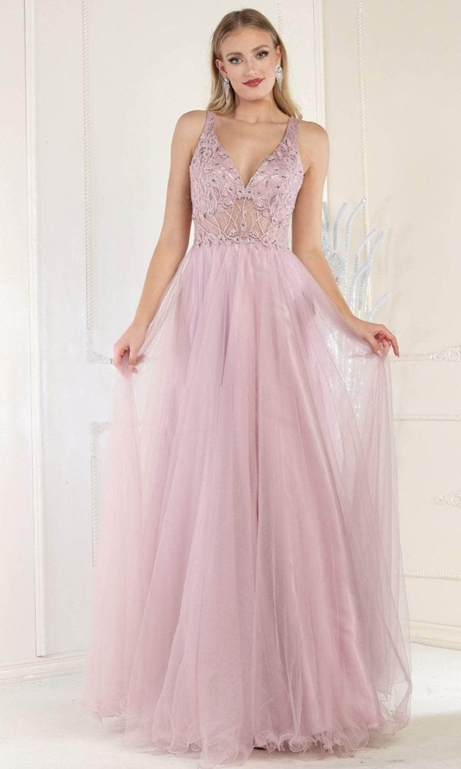 Vestido de Prom May Queen MQ1971 - MAUVE