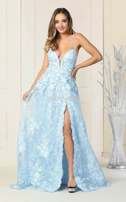 Vestido de Prom Royal Queen RQ7738 - BABY BLUE