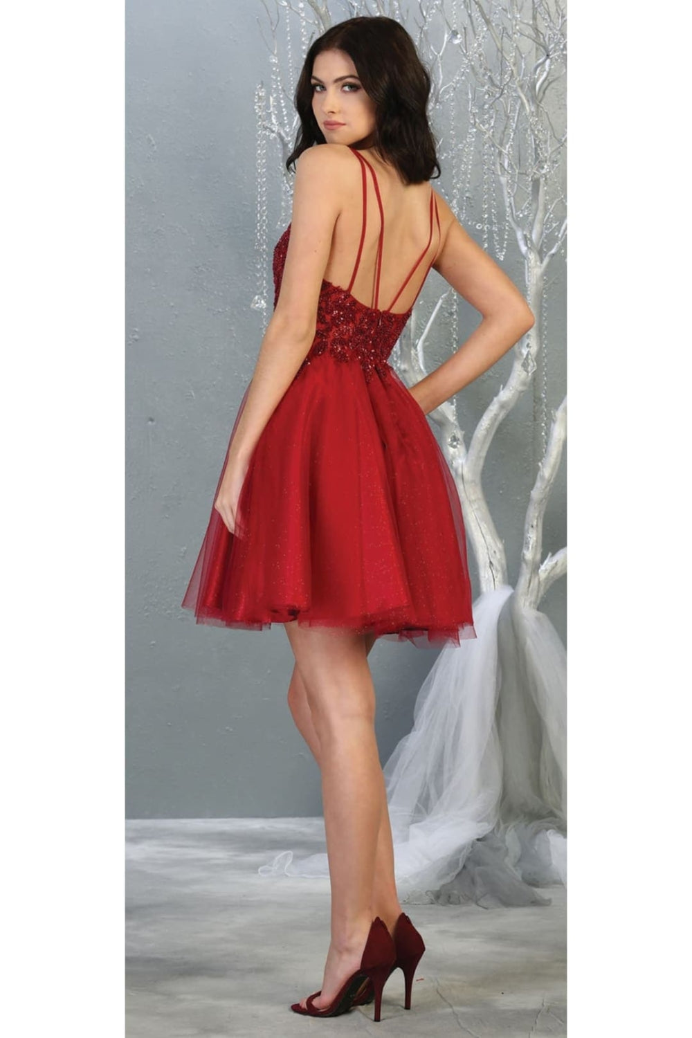 Vestido Corto de Cóctel May Queen MQ1813