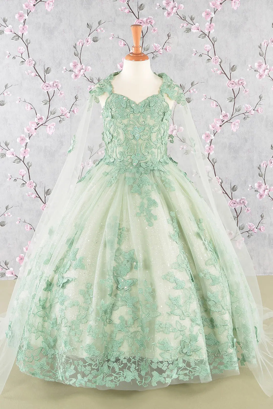 Vestido de Niña Elizabeth K GK114 - SAGE