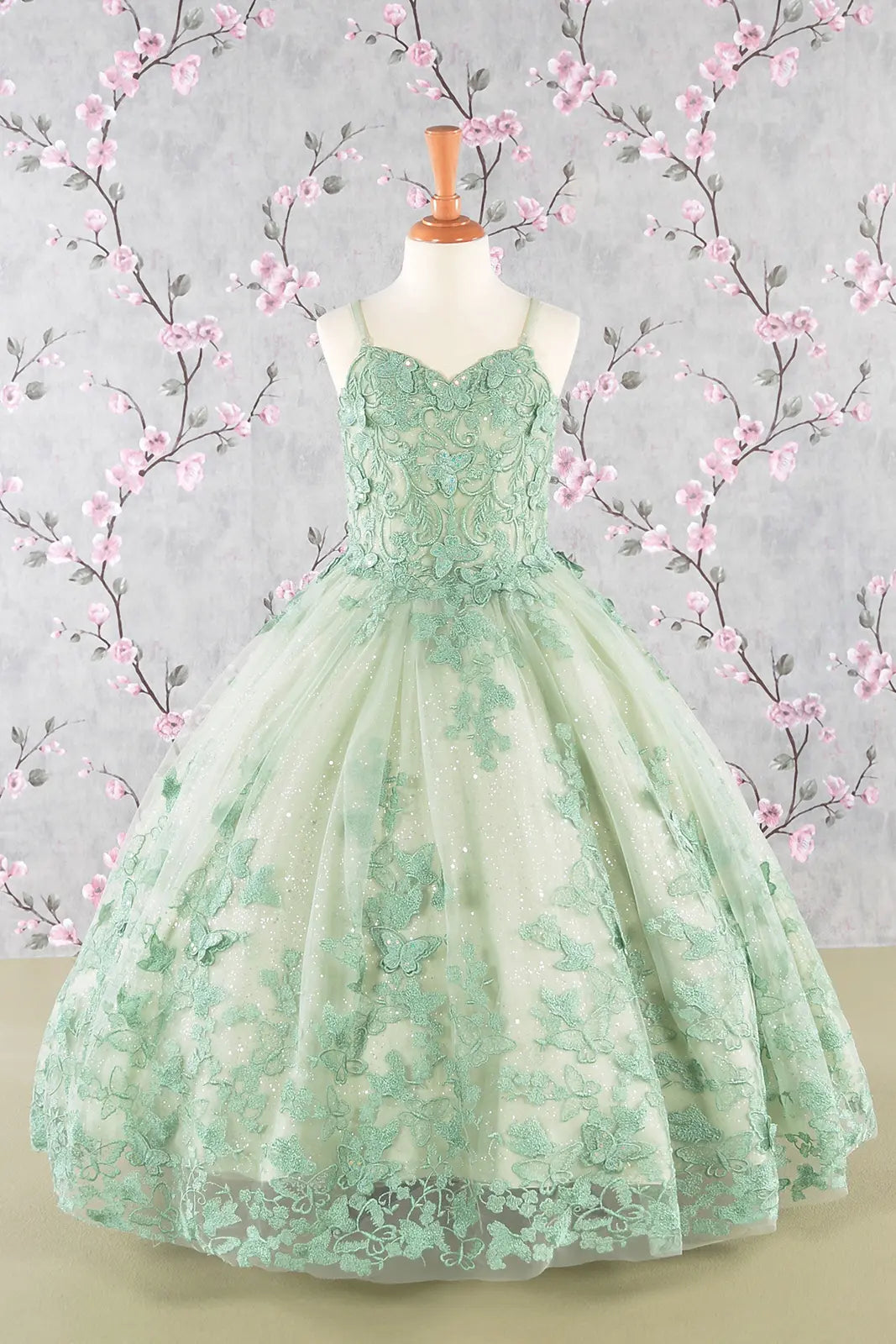 Vestido de Niña Elizabeth K GK114 - SAGE