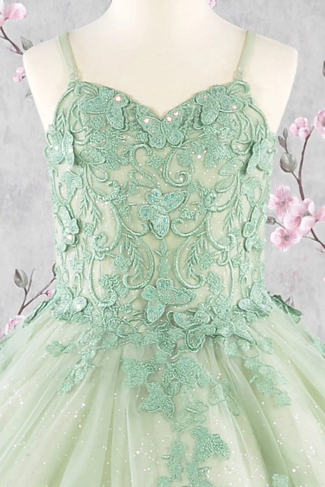 Vestido de Niña Elizabeth K GK114 - SAGE