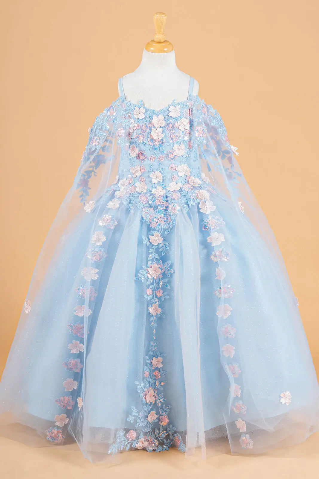 Vestido de Niña Elizabeth K GK118 - BLUE
