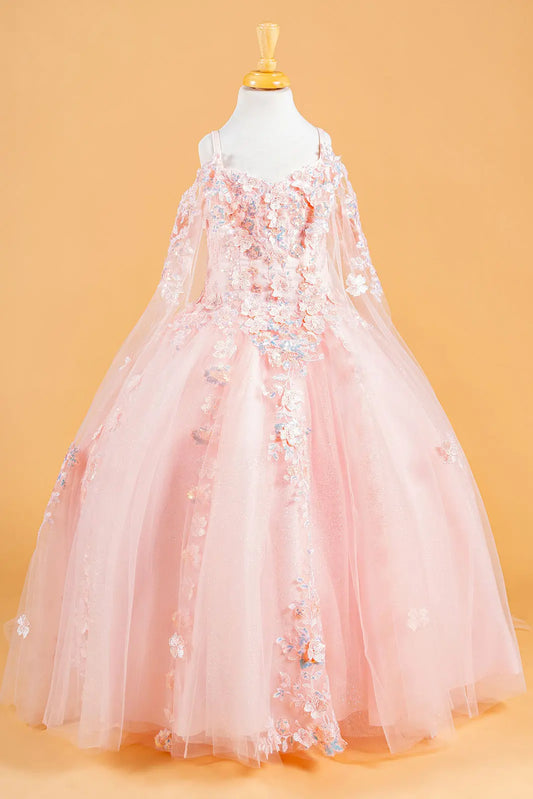 Vestido de Niña Elizabeth K GK118 - BLUSH