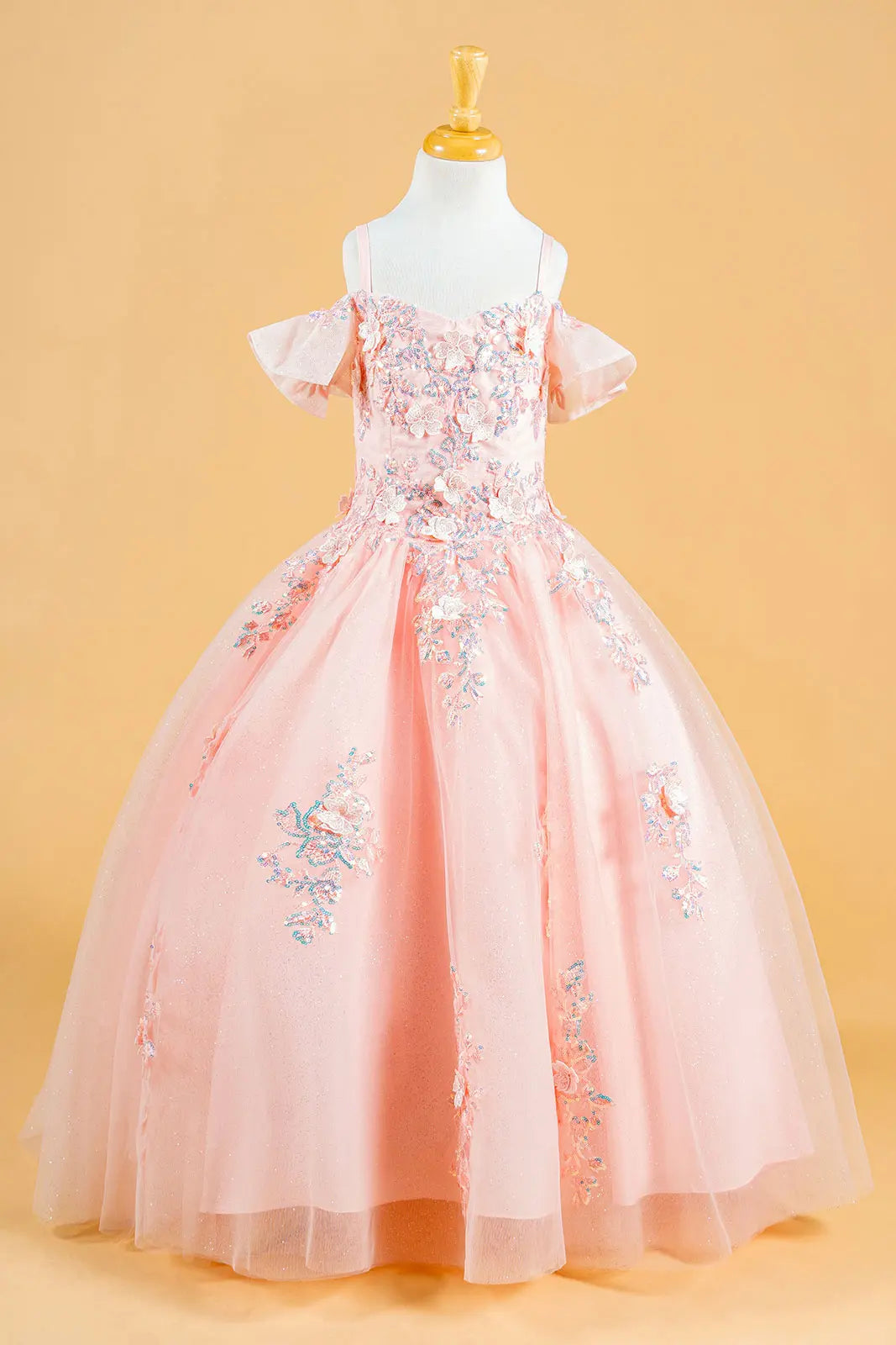 Vestido de Niña Elizabeth K GK120 - BLUSH