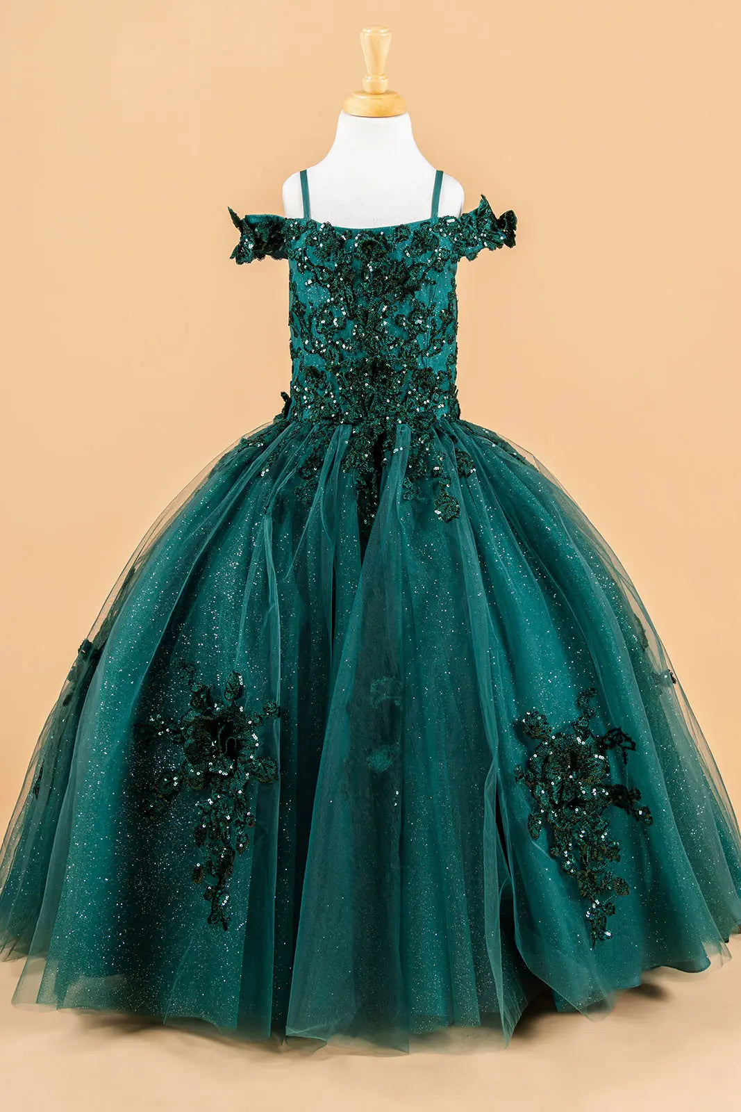 Vestido de Niña Elizabeth K GK121 - GREEN
