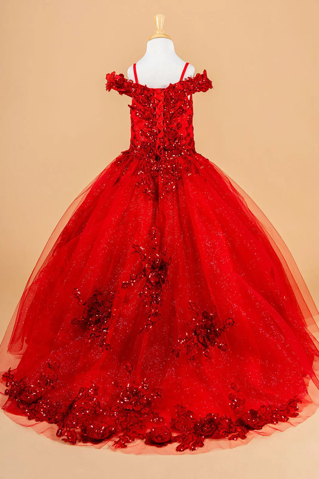 Vestido de Niña Elizabeth K GK121 - RED