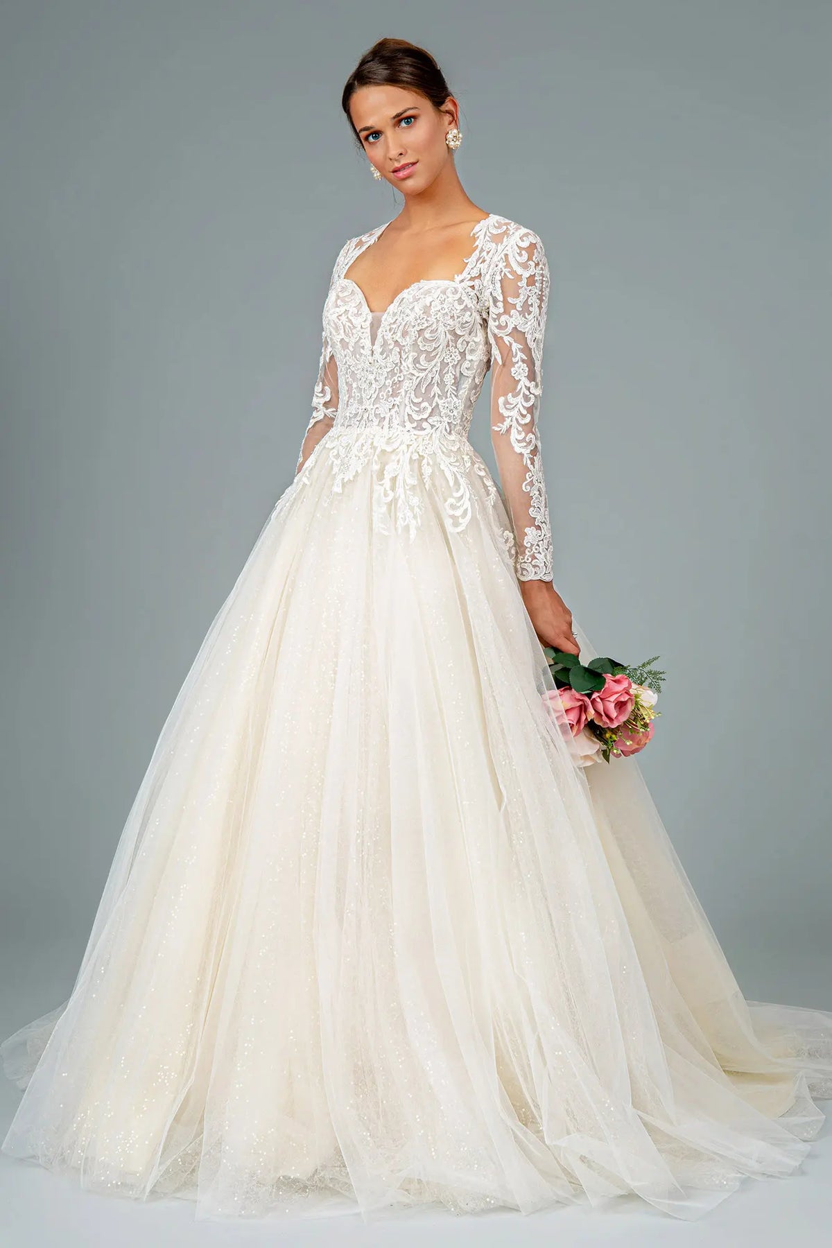 Vestido de Novia GLS by Gloria GL1804 - IVORY/CREAM