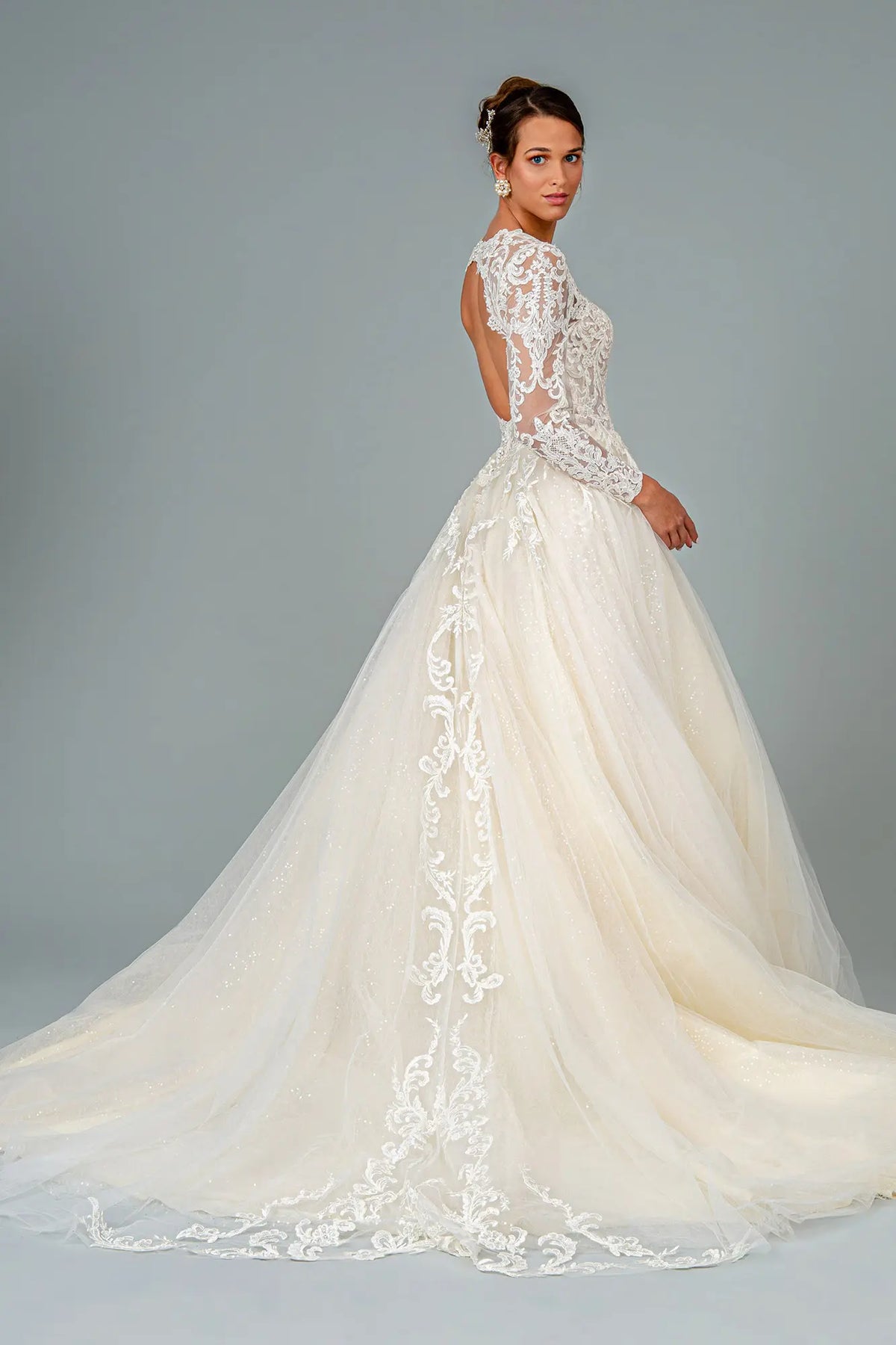 Vestido de Novia GLS by Gloria GL1804 - IVORY/CREAM