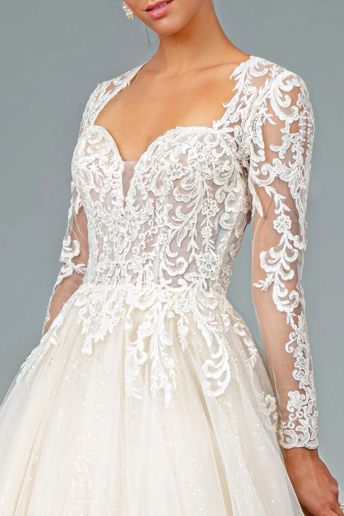 Vestido de Novia GLS by Gloria GL1804 - IVORY/CREAM