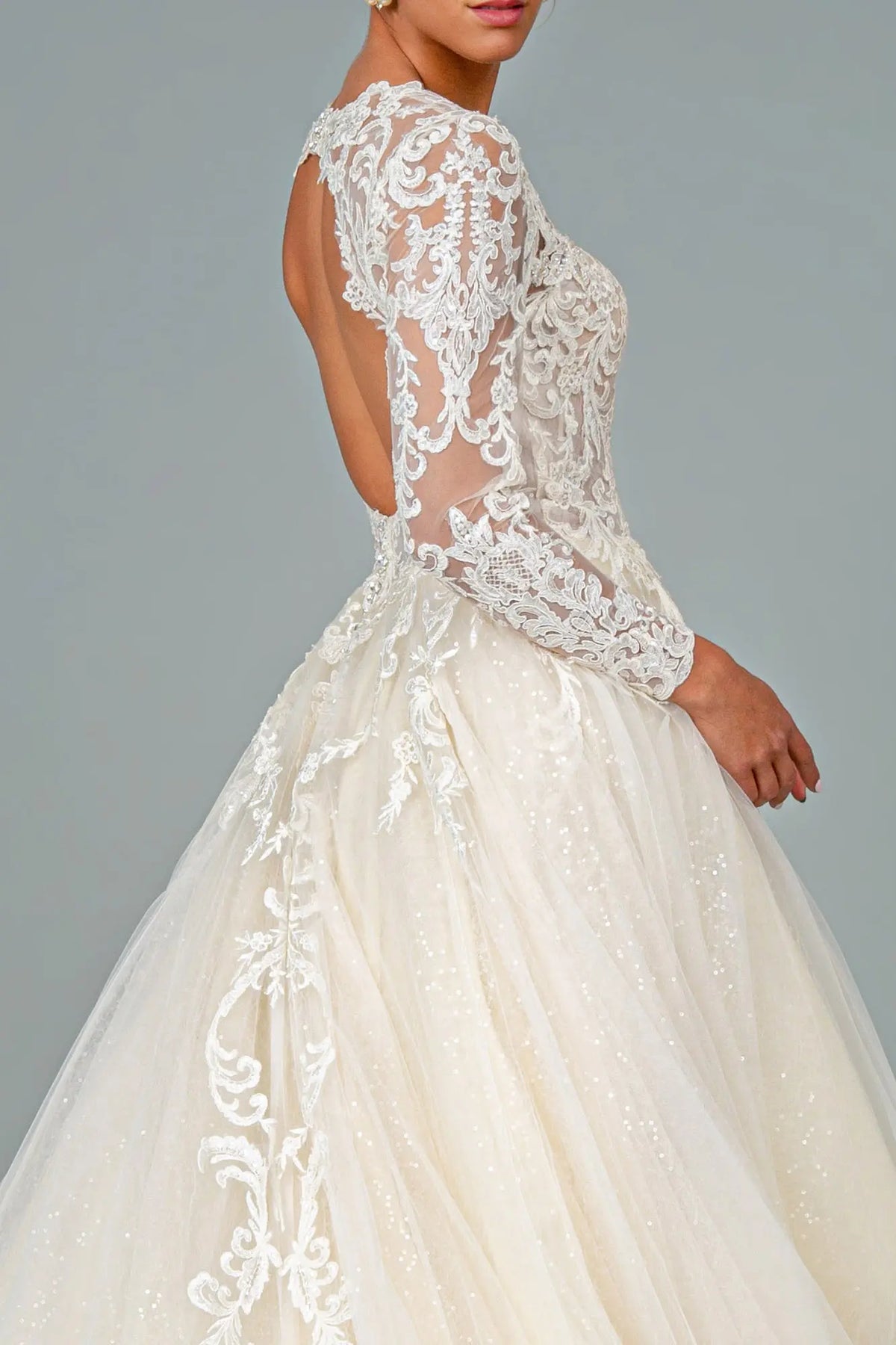 Vestido de Novia GLS by Gloria GL1804 - IVORY/CREAM