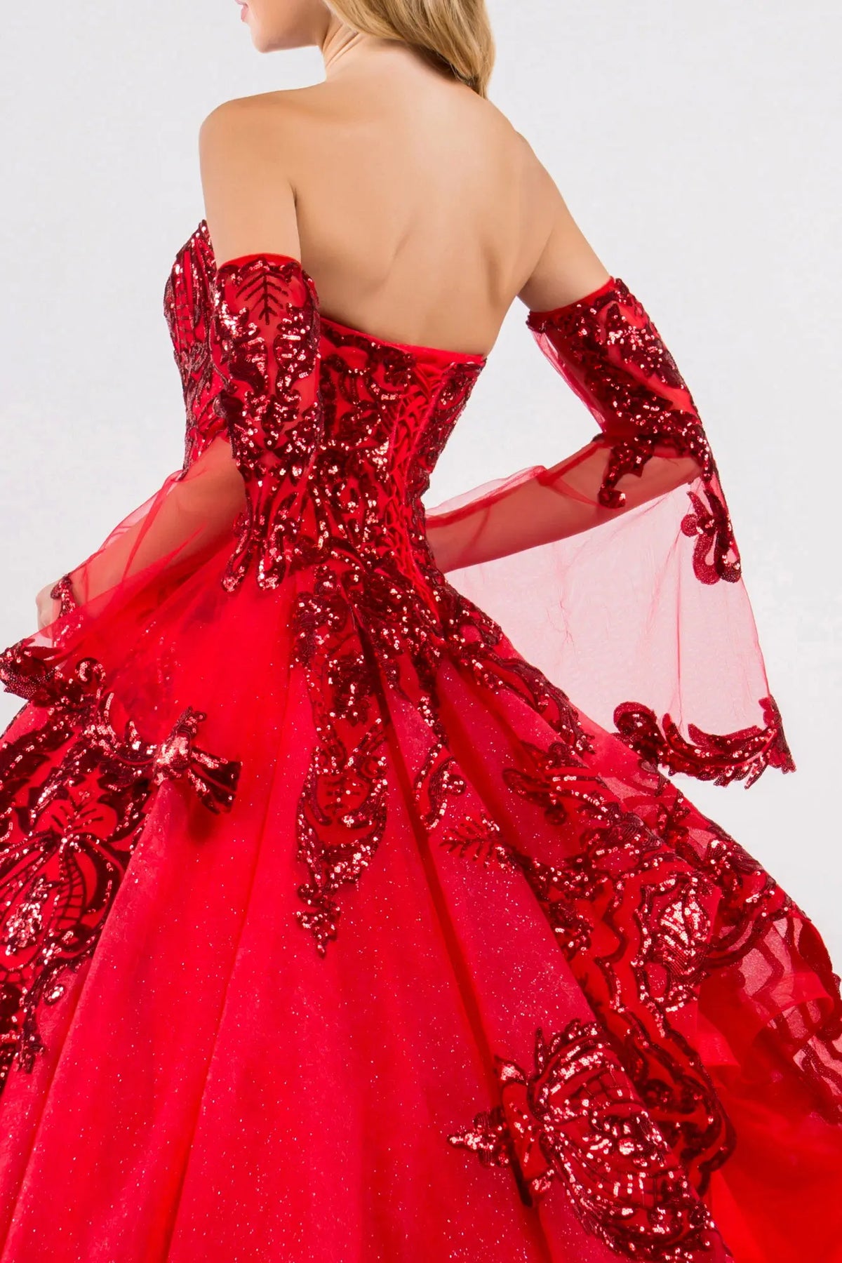 Vestido de XV Años Elizabeth K GL1914 - RED