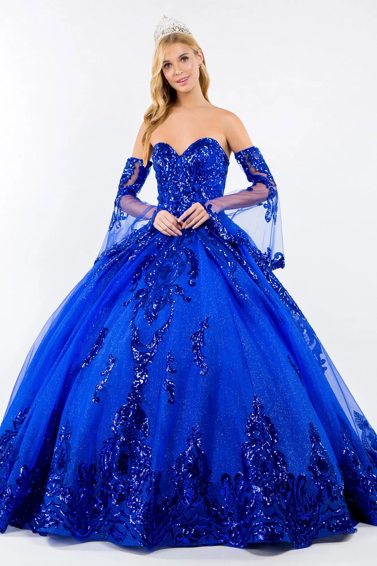 Vestido de XV Años Elizabeth K GL1914 - ROYAL BLUE