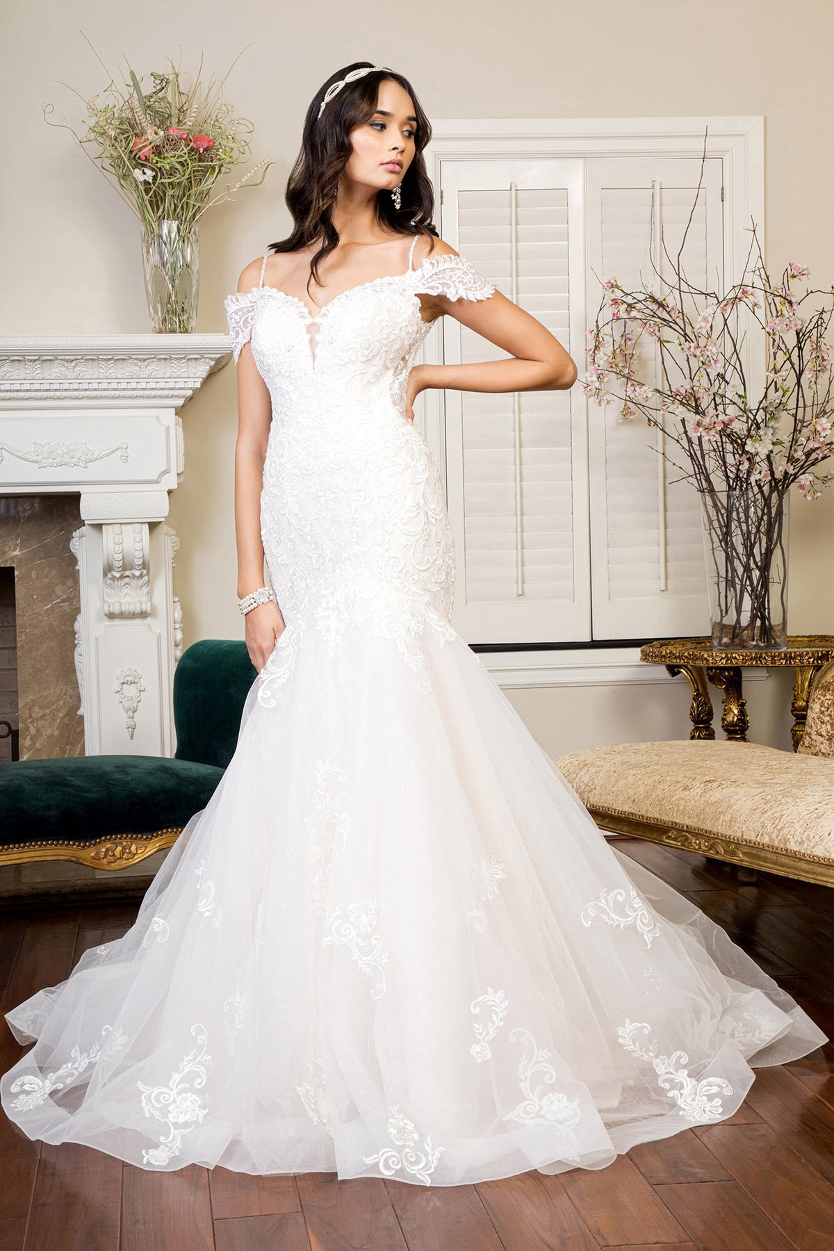 Vestido de Novia GLS by Gloria GL1938 - IVORY/CREAM