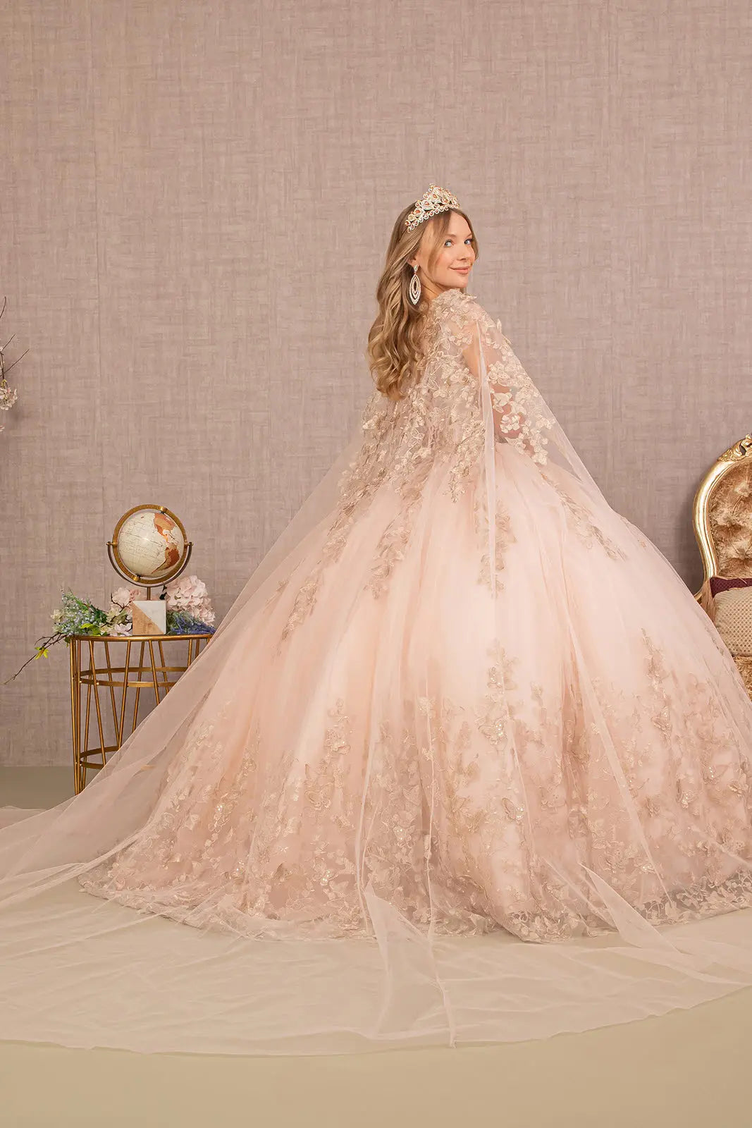Vestido de XV Años Elizabeth K GL3104 - ROSE GOLD