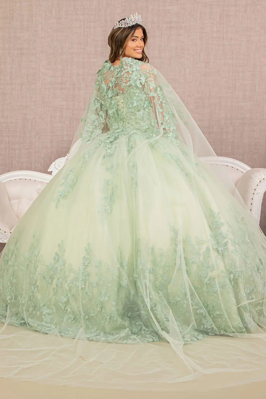 Vestido de XV Años Elizabeth K GL3104 - SAGE