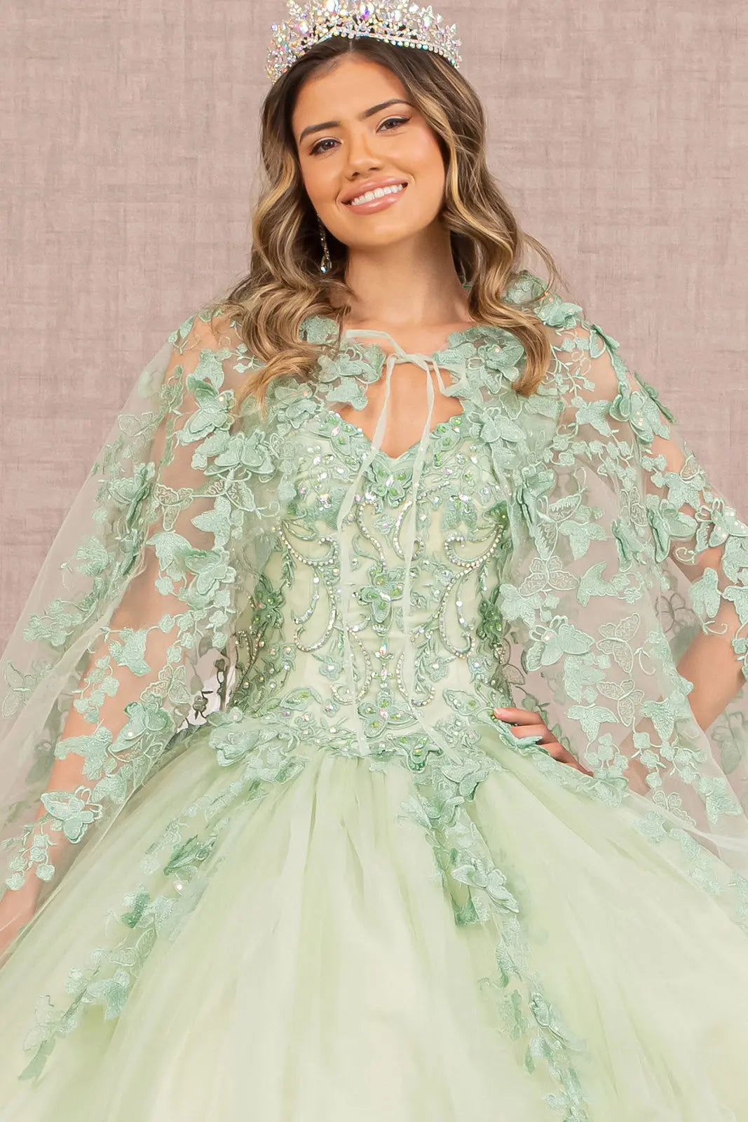 Vestido de XV Años Elizabeth K GL3104 - SAGE