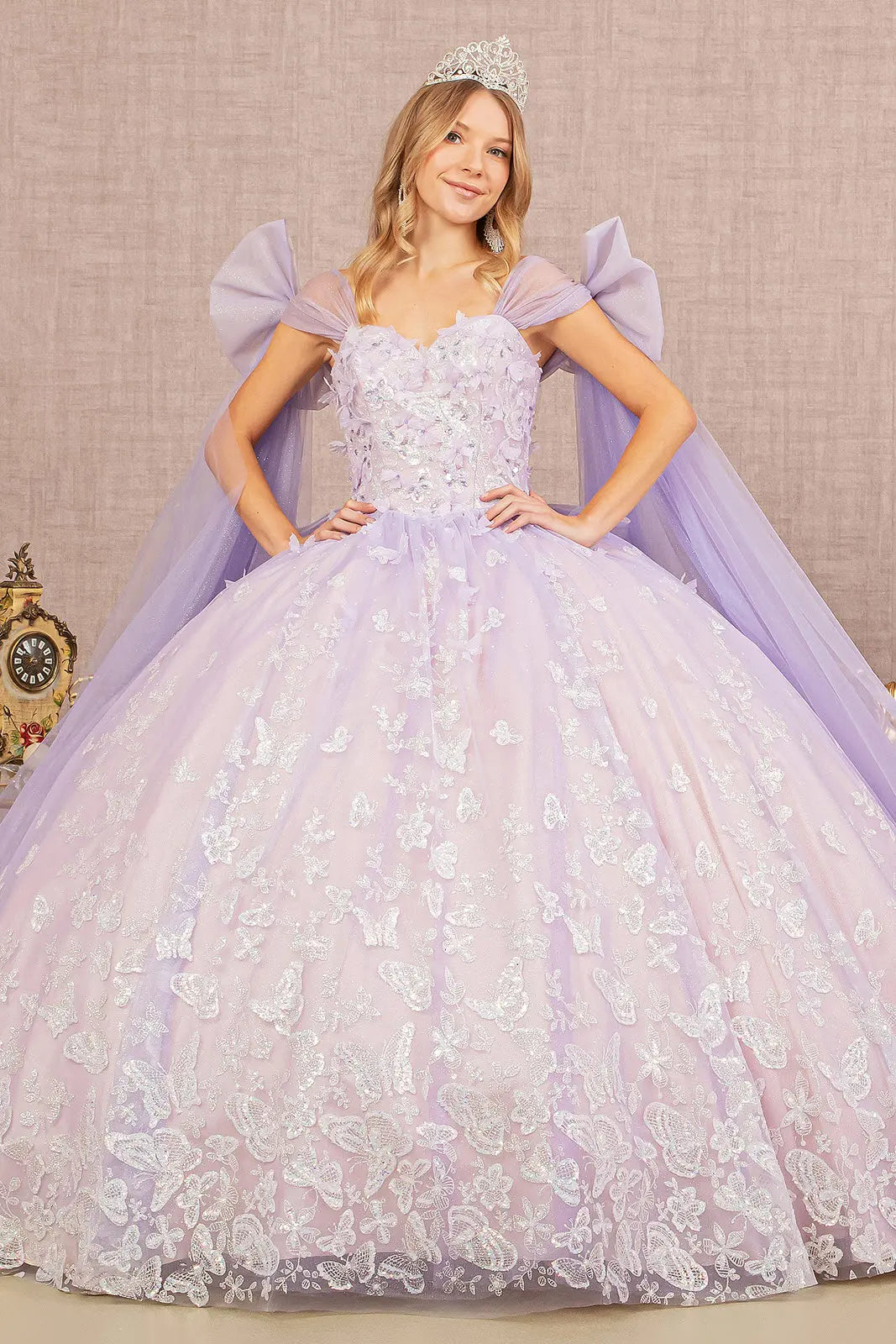 Vestido de XV Años Elizabeth K GL3175 - LILAC