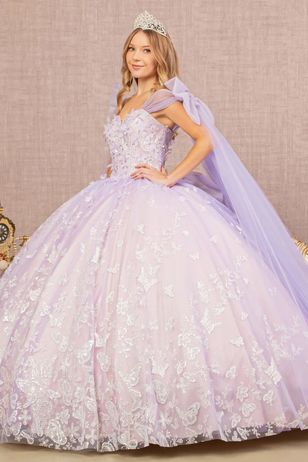 Vestido de XV Años Elizabeth K GL3175 - LILAC